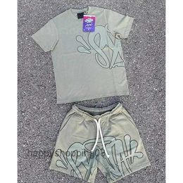 5A Mens Syna World tshirts set designer Sweartshirt Tee printed t shirt short y2k tees Syna World Graphic tshirt and shorts hip hop S-XL 2CB5B
