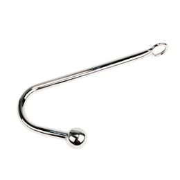 Sexy Hook Stainless Steel 30mm Anal Beads Butt Plug For Women Vaginal Anus Dilator Men Prostate Massager Sex Toys Adult 18 Games 240511