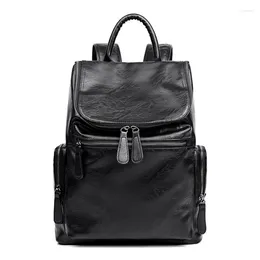 Backpack 2024 Famous Design Rucksack Men's Business Large Capacity Fashion Casual Travel Bag Male Shoulder Knapsack