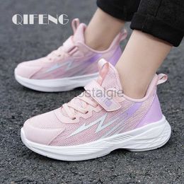 Sneakers Cute Girl Casual Shoes White Mesh Sports Shoes Student Summer Socks Shoes Fashion Childrens Sports Shoes Tenis Autumn 3-15Y d240513