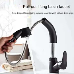 Bathroom Sink Faucets Water Splash-proof Faucet Cold Basin Counter Brass And For Pull-out Lifting