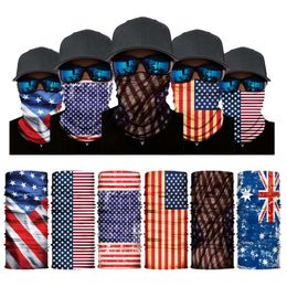 Kingdom United American Reusable Mask Face Face Canada Canada 플래그 인쇄 세척 가능한 조절 가능한 사이클링 보호 마스크 12 스타일 S S