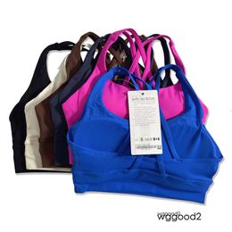 2024 Frauen Sport Bra Frau Fitnessstudio Workout hochwertige Top Yoga tragen Lulu -Kleidung mit S Bralette für Frauen Unterwäsche Clothi 61 5710 8978127