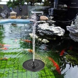 Garden Decorations Outdoor Floating Solar Water Fountain Pool Pond Waterfall Panel Powered Pump