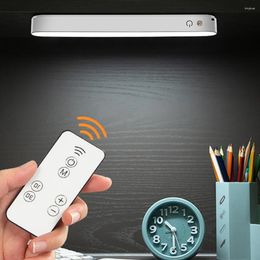 Wall Lamp Led Stepless Dimming Table Usb Charging Remote Control Cabinet Light Magnetic Suction Installation Study Reading