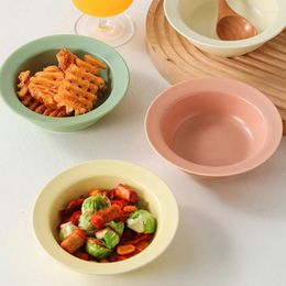 Bowls Pack Of 4 Pasta Set Ceramic Soup Cereal Plates Salad For Kitchen