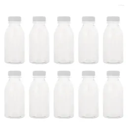 Water Bottles 10pcs 300ml Juice Storage Milk Beverage Orange Tea Container Box Sport Cup For Sports Camping