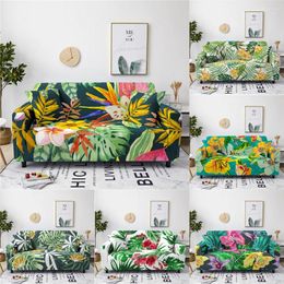 Chair Covers Floral Pattern Home Spandex Stretch Sofa Couch Cover All-inclusive Slipcover Living Room Protector