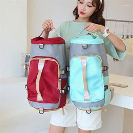 Storage Bags Travel Gym Duffle Bag Outdoor Sports Fitness Backpack Large Capacity Cycling With Shoes Compartment