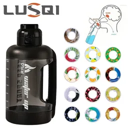 Water Bottles LUSQI 2L Air Flavour Up Bottle With 10pc Random Pods Portable Large Capacity Cup Straw Outdoor Sports