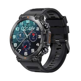 New K56PRO Calling Smartwatch Music Weather 1.39 inches Blood Pressure Blood Oxygen Three Defense Climbing Mountains and Rivers
