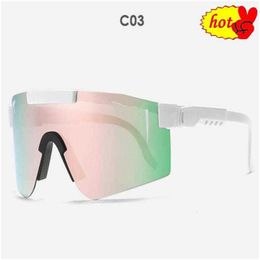 Eyewear 2024 Outdoor Cycling Glasses Double Wides Rose Red Sunglasses Wide Polarized Mirrored Lens Tr90 Frame Uv400 Protection Wih Box