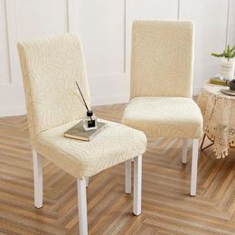 Chair Covers Furniture Protector Embossed Solid Color Spandex Wear Resistant Couch For Home