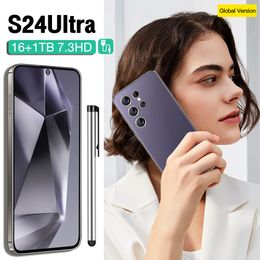 2024 S24 Ultra Smartphone Original 5G 7.0in HD 16G+1TB Cell Phone Dual SIM Mobile Phones 7000mAh Cellphones Unlocked Android