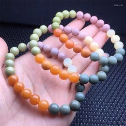 Link Bracelets 8MM Natural Gradient Bracelet Women Fashion Charm Crystal Healing Energy Gemstone Yoga Jewelry Gift 1PCS