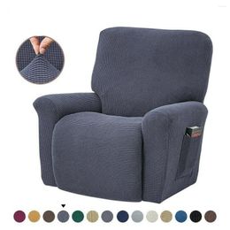 Chair Covers Thickened Rocking Velvet Recliner Sofa Cover 4-piece Soft Knitted Stretch Jacquard Machine Washable Furniture Protector