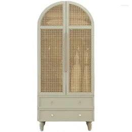 Decorative Plates American Rattan Wardrobe Simple Modern Locker B & Storage Cabinet Customizable Furniture