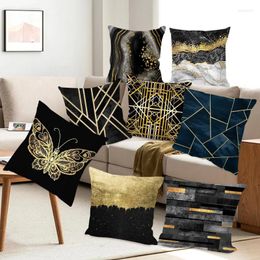 Pillow Butterfly Printing Covers Decorative Car Sofa Cover Bed Case Home Decoration (45 45cm)