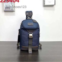 TUUMII Ballistic Backpack Chest Mens Business Travel Back Pack Designer 2223404 Nylon Multifunctional Crossbody Chest Mens Leisure Bag Fashion TUMIiS 1U49