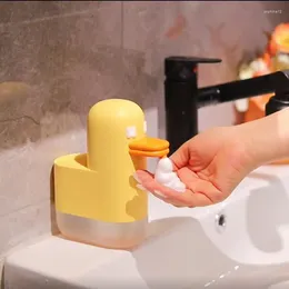 Liquid Soap Dispenser Cute Duck Foam Automatic Touchless Sensor Smart Machine Infrared Pump Hand Sanitizer