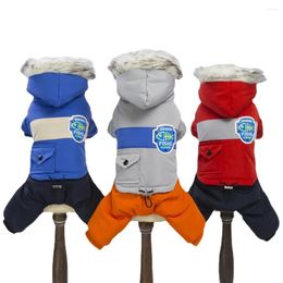 Dog Apparel Winter Pet Clothes Super Warm Jacket Thicker Cotton Coat Waterproof Small Dogs Pets Clothing