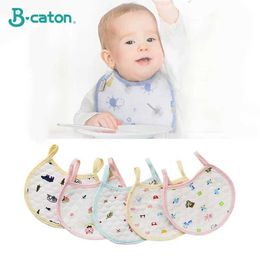 Bibs Burp Cloths 3 pieces of baby bib cotton 3D thickened waterproof bib baby feeding Burp clothing cartoon pattern suitable for baby products d240513