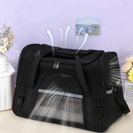 Cat Carriers Pet Carrier Bag With Scratch Resistant And Multiple Safety Features For Cats