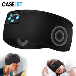 CASEiST Sleep Headband With Speaker Bluetooth Wireless Stereo Earphones Headphones Sleeping Headset Band Eye Mask Side Sleeper Headscarf Music Sports Yoga Travel