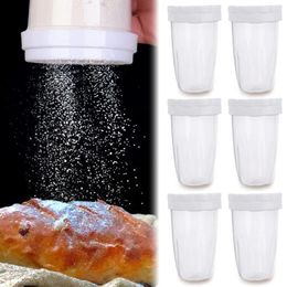 Baking Tools Powder Sugar Shaker With Lid Cocoa Flour Sifter Fine-mesh Icing Can Sieve DIY Kitchen