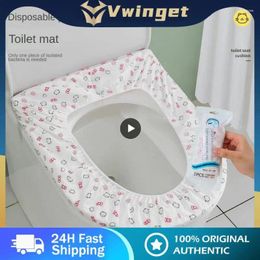Toilet Seat Covers Disposable Cover Cushion Enjoy Dryness Positive And Negative Double-sided Elastic Rubber