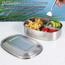 Storage Bottles 600ml Stainless Steel Food Containers Leak Proof Lunch Carrier Multipurpose Meal Nuts Cheese Box For School Office