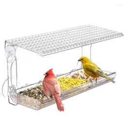 Other Bird Supplies Detachable Window Feeder Strong Suction House Transparent Mounted Outdoor For Birds