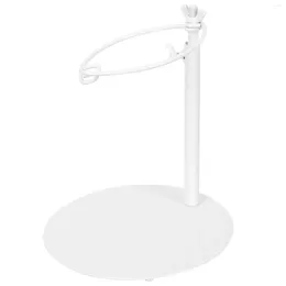 Decorative Flowers Ornament Display Stand Desktop Bouquet Holder Arrangement Detachable White Iron Artificial