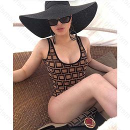 Womens Swimwear Sexy Letter Print One-piece Swimsuit Charming Bikini Beach Wear Various Colour Styles ggitys 7LQE