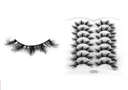 7 Pairs Natural 3D False Eyelashes Fake Lashes Pack Makeup Eyelash Fluffy Eyelash Maquiagem Make Up Tools9324096