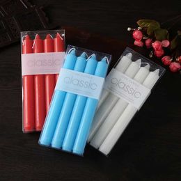 5Pcs Candles 8 2.2cm diameter candles for rituals long candles ic smokeless candles birthday party candles paraffin candles for home