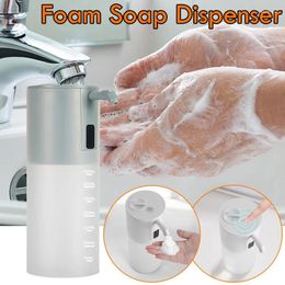 Liquid Soap Dispenser 350ml Automatic Foam Smart Sensor Foaming Touchless For Bathroom Kitchen