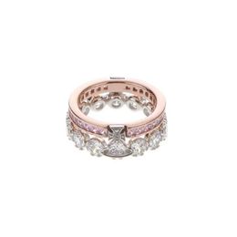 Designer Westwoods is a luxurious and detachable double layered sparkling diamond Saturn ring Nail
