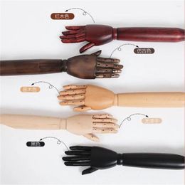 Decorative Plates 15style Wood Female Male Kids Hand Art Mannequins Body Child Arm Accessories For Cloth Model Props Display E152