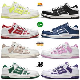 Women Trainers Men Amiress Casual Shoes Skel Top Low High Bone Skeleton Triple Black White Blue Pink Red Green Bred Sneakers Trainers Designer Brand Jogging Outdoor