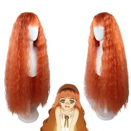 Fairy Egg Storey of Bleaching Art Furyl cos wig artificial AI Chicken rolls long hair 120cm corn perm high temperature silk false hair