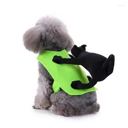 Dog Apparel Funny Pet Clothing Adjustable Halloween Costume Clothes Cat Rider Machine Washable Comfortable Soft