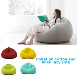 Chair Covers Lazy BeanBag Cover Couch Fabric Cloth Pouf Lounger Seat Large Capacity Outdoor Indoor Furniture Polyestor Bag Adults Kids