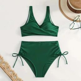 Women's Swimwear Comfortable Bathing Suit Stylish Bikini Sets With Tummy Control High Waist Design For Summer Fashion Women