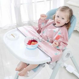 Bibs Burp Cloths Feeding high chair bib with table cloth cover baby dining chair waterproof Saliva towel Burp apron d240513