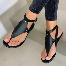 Sandals Comemore Buckle Women Summer Ladies Flat Beach Low Price Shoes 2024 Sandal Women's Footwear Comfortable Woman Flip Flops