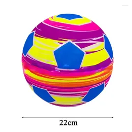 Party Decoration 20pcs Elastic Color Inflatable Toys Soccer Beach Ball For Indoor Outdoor Sports Parent Child Games Children Kids Adults