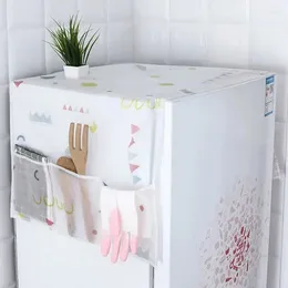 Storage Bags Refrigerator Washing Machine Dust Cover Waterproof Pastoral Style Bedside Table Cloth Kitchen Small Objects