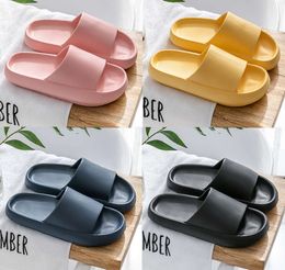 2024 Slippers for men women Solid Colour hots low softs blacks white Light Sea Green Multi walking mens womens shoes trainers GAI-s555
