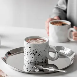 Mugs Korean Style Ceramic Mug Coffee Cup Milk Mark Tea Fashion Office Holiday Gift